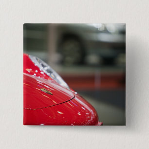 SWITZERLAND, GENEVA: 75th Annual Geneva Auto 2 Inch Square Button