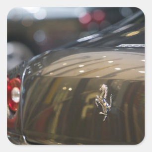 SWITZERLAND, GENEVA: 75th Annual Geneva Auto 3 Square Sticker