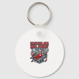 Switzerland Goal Energy Skeleton Striker Nations B Keychain