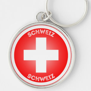 Switzerland Heritage Emblem Keychain