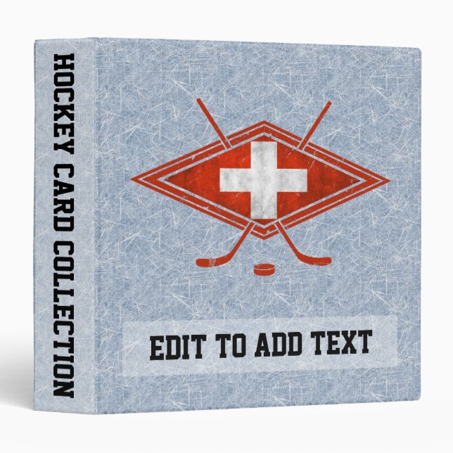 Switzerland Ice Hockey Eishockey Binder (Front/Spine)