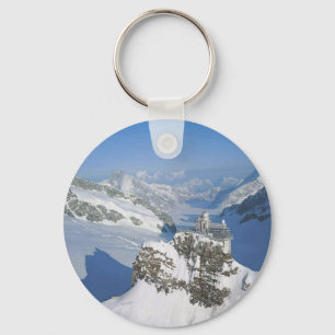 Switzerland, Jungfraujoch, top of Europe Keychain