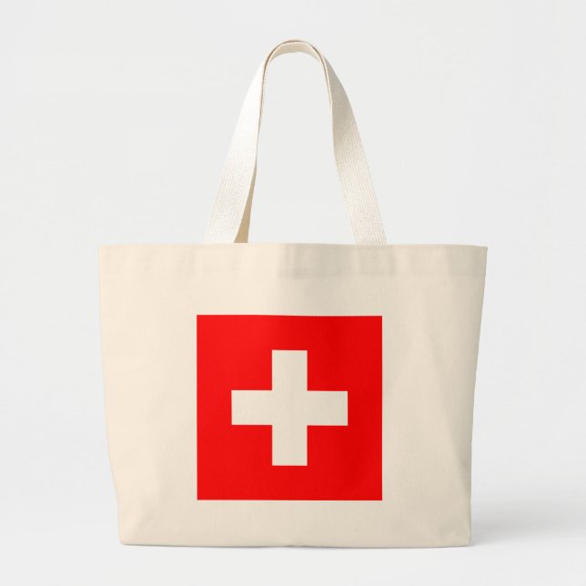 switzerland large tote bag (Front)