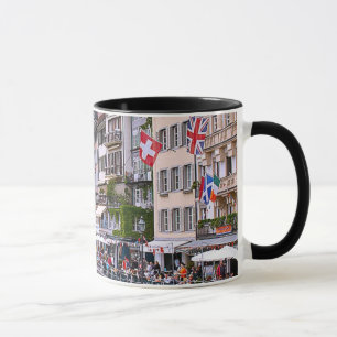 Switzerland, Lucerne, medieval waterfront Mug