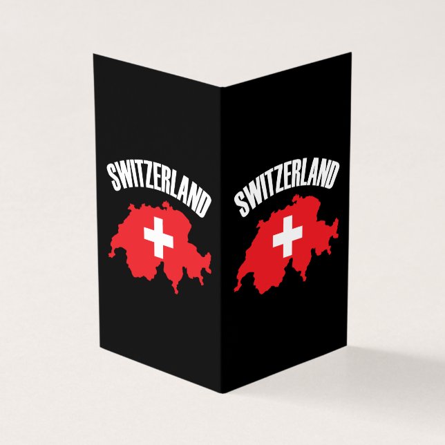 Switzerland Map Flag (Outside)