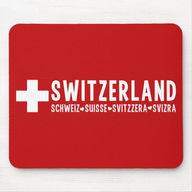 SWITZERLAND mousepad (Front)