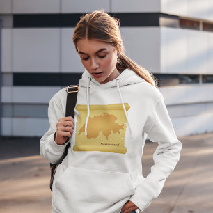 Switzerland On A Parchment Hoodie