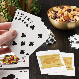 Switzerland On A Parchment Playing Cards