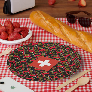 SWITZERLAND PAPER PLATE