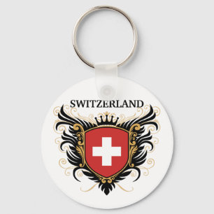 Switzerland [personalize] keychain