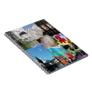 Switzerland Photo Collage Notebook