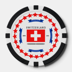 Switzerland  poker chips