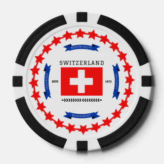 Switzerland  poker chips
