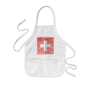 Switzerland - Psalm svizzer Kids Apron