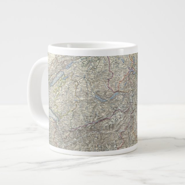 Switzerland, Savoy, Piedmont Large Coffee Mug (Front Left)