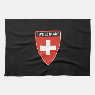 Switzerland Shield Kitchen Towel
