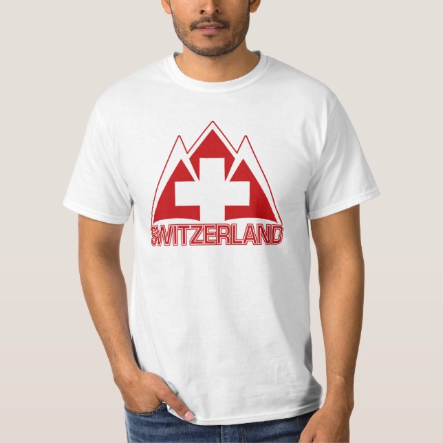 SWITZERLAND shirts – choose style & colour (Front)