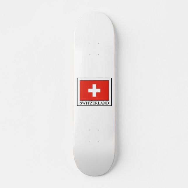Switzerland Skateboard (Front)