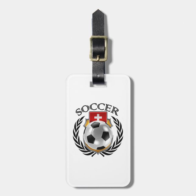 Switzerland Soccer 2016 Fan Gear Luggage Tag (Front Vertical)