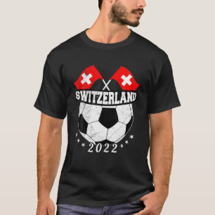 Switzerland Soccer Ball Team For Men T-Shirt
