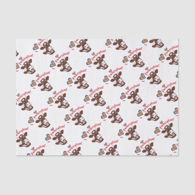 Switzerland Suisse Svizzera Svizra Gift Paper (Front)