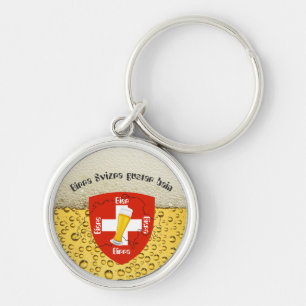 Switzerland - Suisse - Svizzera - Svizra - Switzer Keychain
