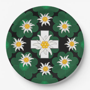 Switzerland - Suisse - Svizzera - Svizra - Switzer Paper Plate