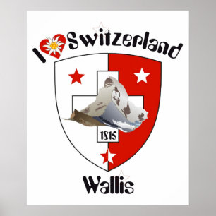 Switzerland, Suisse, Svizzera, Svizra, Switzerland Poster