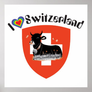 Switzerland, Suisse, Svizzera, Svizra, Switzerland Poster