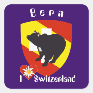Switzerland Suisse Svizzera Svizra Switzerland Square Sticker