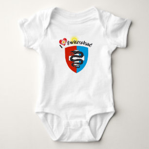 Switzerland Suisse Svizzera Svizra Switzerland T-s Baby Bodysuit