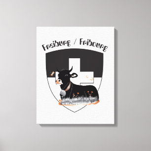 Switzerland Suisse Switzerland Fribourg Canvas Print
