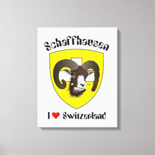 Switzerland Suisse Switzerland Schaffhausen Canvas Print