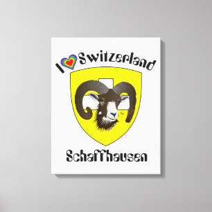 Switzerland Suisse Switzerland Schaffhausen Canvas Print