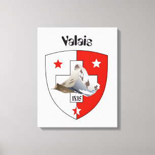 Switzerland Suisse Switzerland Wallis Canvas Print