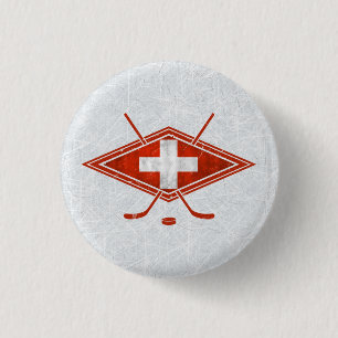 Switzerland Swiss Ice Hockey Badge Hockey Pin