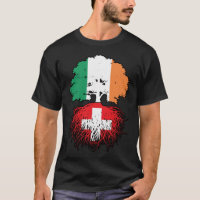 Switzerland Swiss Irish Ireland Tree Roots Flag