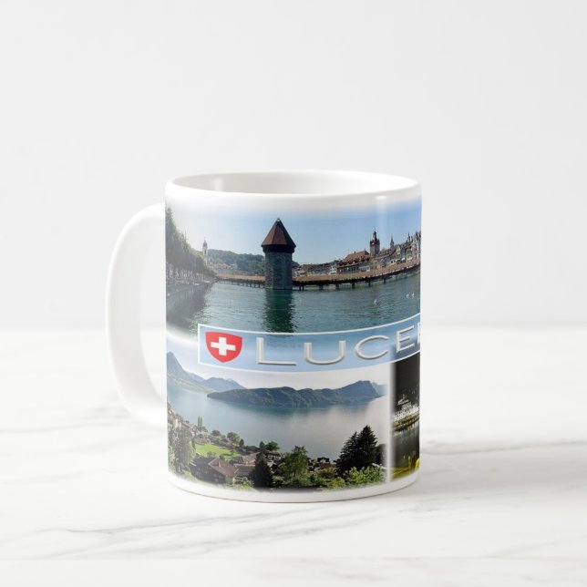 Switzerland - swiss - Lucerne - Luzern - Coffee Mug (Front Left)