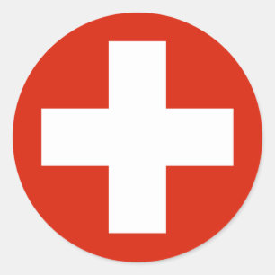 Switzerland , Switzerland Classic Round Sticker