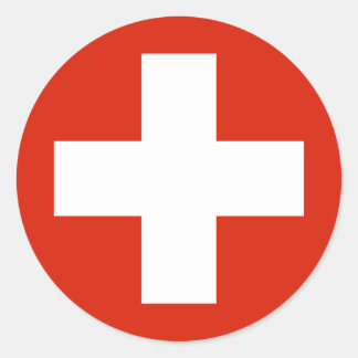 Switzerland , Switzerland Classic Round Sticker
