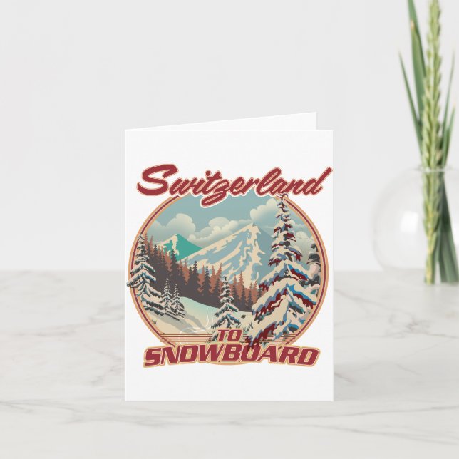 Switzerland to Snowboard Invitation (Front)