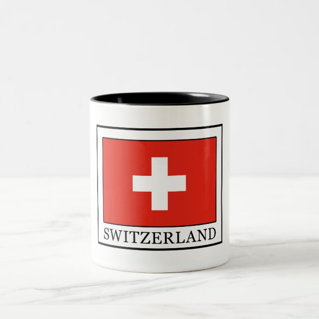 Switzerland Two-Tone Coffee Mug (Center)
