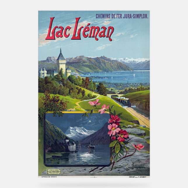 Switzerland Vintage Travel Poster (Front)
