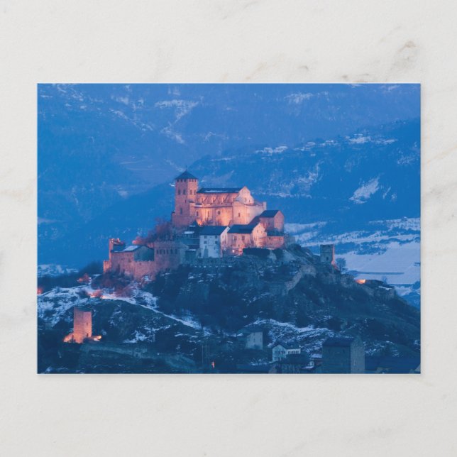 SWITZERLAND, Wallis/Valais, SION: Basilique de Postcard (Front)
