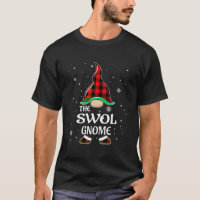 Swol Gnome Buffalo Plaid Matching Family Christmas