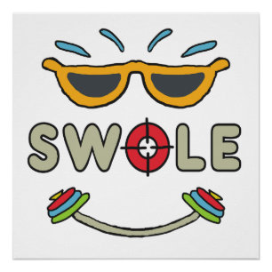Swole Bodybuilding Poster