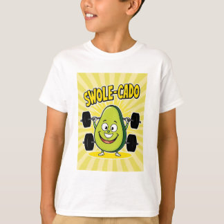 Swole-cado - Drôle T-shirt d'Avocado pour enfants