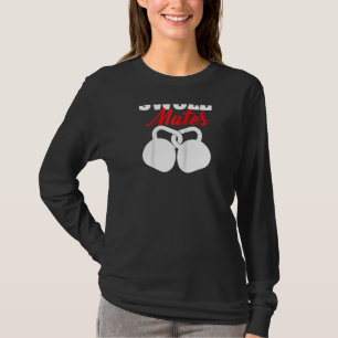 Swole Mates Couples Weightlifting And Bodybuildin T-Shirt