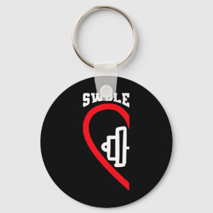 Swole Mates Cute Workout Matching Couples Valentin Keychain
