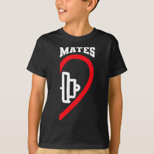 Swole Mates Cute Workout Matching Couples Valentin T-Shirt